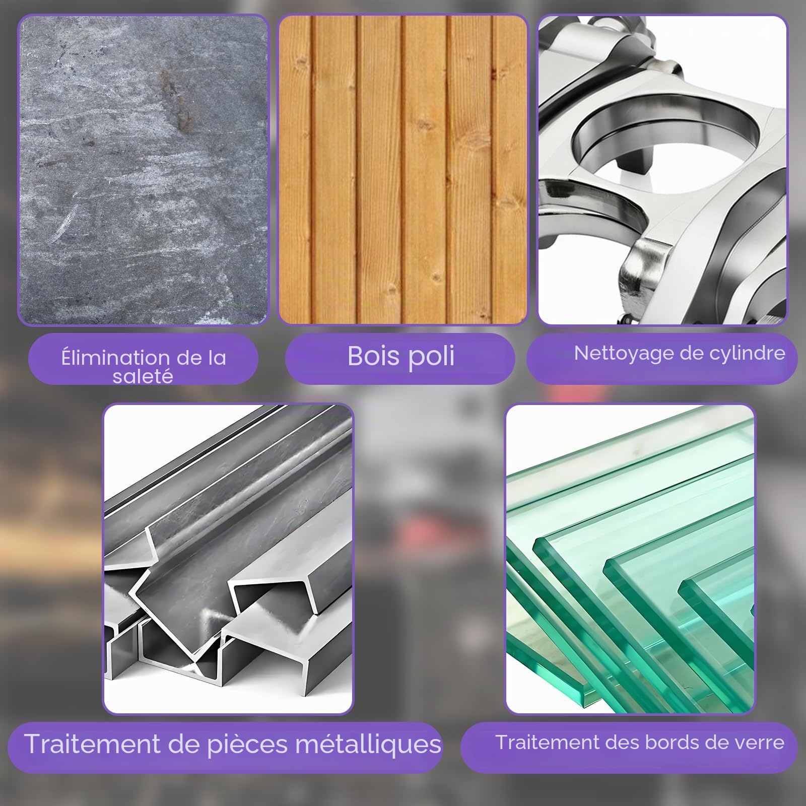 6 Pièces Disques de Nettoyage 125 mm,Disques de Nettoyage plus Épais pour Meuleuses D'angle pour L'élimination de la Peinture,Rouille,Des Soudures et de L'oxydation