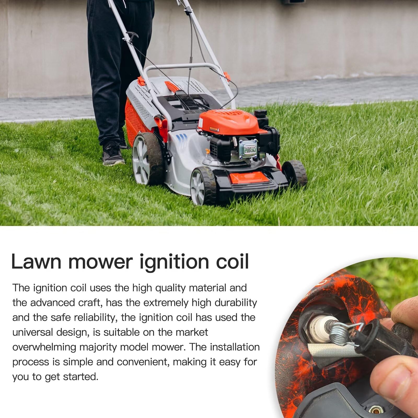 Bobina Per ECHO SRM-225 Bobina Di Accensione Per Tagliasiepi ECHO - Compatibile Con SRM225, GT225, HC150 E Altri Modelli Tagliasiepe Echo - Foto 9