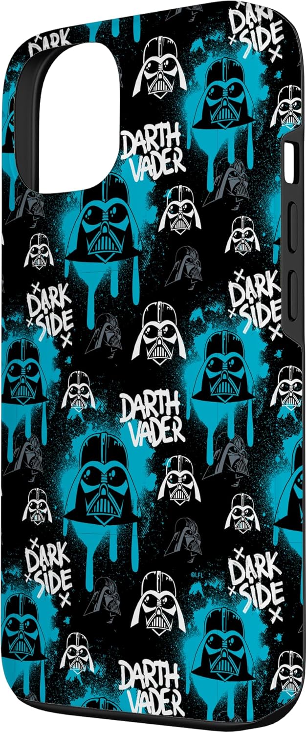 Star Wars Darth Vader Dark Side Paint Drip Street Art Case for iPhone 13