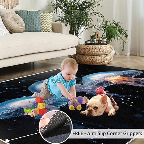 Miniatura 70 de Alfombras temáticas de hacker para dormitorio, alfombra digital de arte abstracto, alfombras Cyberpunk para sala de estar, alfombra antideslizante