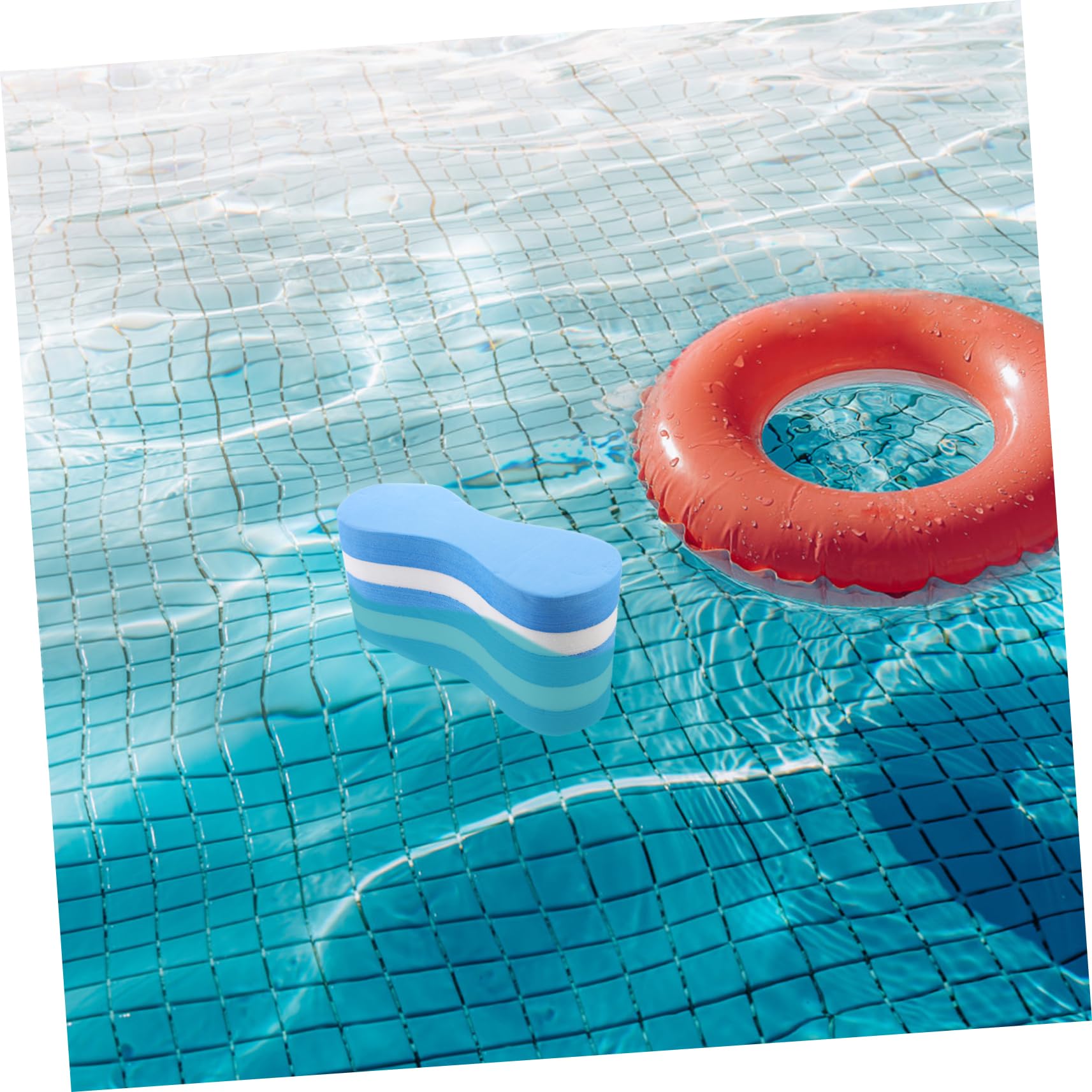 HOLIDYOYO Thick Swim Training Pull Buoy Float Lightweight Pool Training Aid for Develop Upper Body Skills Durable Skin Friendly for Young Swimmers