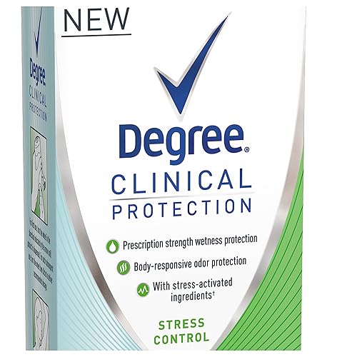 Miniatura 3 de Degree Desodorante antitranspirante clínico para mujeres, control del estrés, 1.7 oz