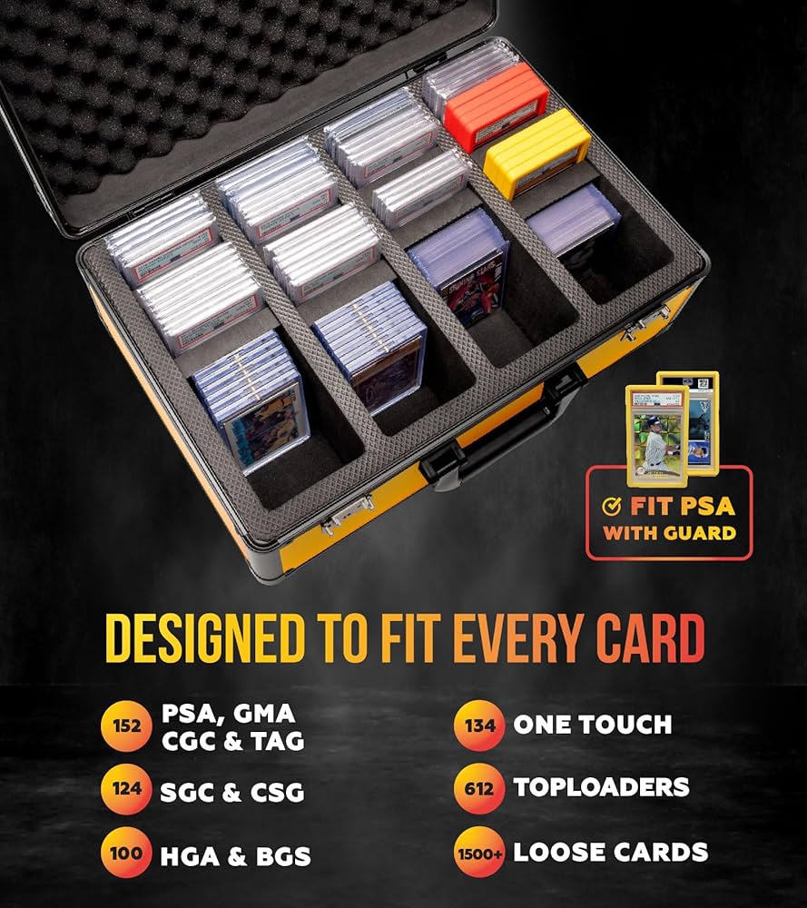 Amazon.com: SLAB ARMOR 4 Row Graded Card Storage Box PSA