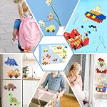 10MM Fuse Beads Kit for Kids - Mixed Colors Fuse Bead Craft Set with Pegboard, Ironing Papers and Accessories, XL Iron Beads for Craft, DIY Arts and Crafts Toys for Kids Gifts for Girls Boys Age 5+
