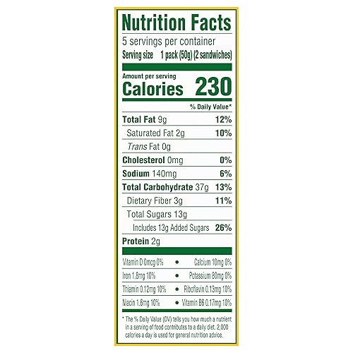 Miniatura 6 de Belvita - Sandwiches de galletas para desayuno, con canela y sabor a crema de vainilla, vainilla, canela, 30 unidades