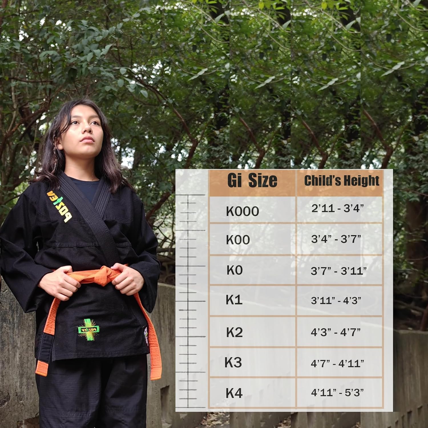 Kids Brazilian Jiu Jitsu Gi For Kids BJJ Gi Youth Grappling Kimonos Preshrunk Lightweight Martial Arts Uniform - Image 5