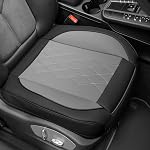Jojobay Car Seat Cover,Automotive Seat Covers,Front Seat Protector(Bottom),Fit for 95% of Vehicles - Padded,Anti-Slip,Premium Leather(2 PCS,Black)