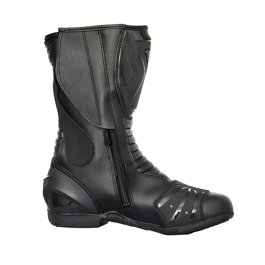 Stivali Da Moto BOHMBERG VIKING - In Pelle Idrorepellente, Con Protezioni, Taglia 43 - Foto 3