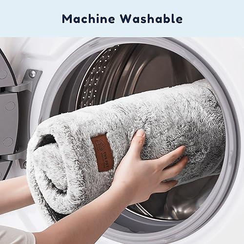 Miniatura 6 de Figopage Elegante cama para perro para jaula con extraíble lavable a máquina, almohadilla para jaula de perro con piel sintética suave