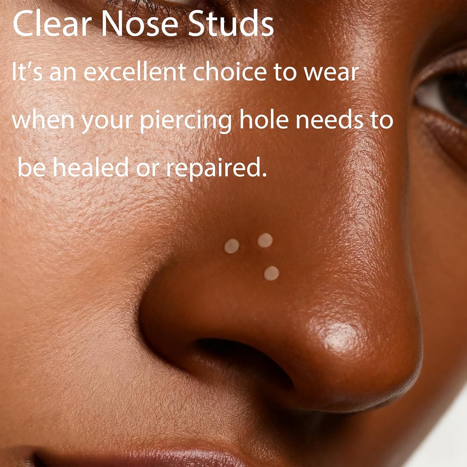 16G Flat Back Clear Earrings for Sports Nose Studs Silicone Plastic Tragus Conch Cartilage Earrings Retainers Monroe Medusa Lip Rings Stud Labret Piercing Jewelry for Work Surgery 6Mm -12Mm - Image 6