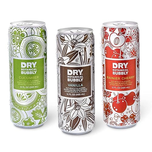 Miniatura 1 de DRY Sparkling Burbujas botánicas no alcohólicas 4 ingredientes limpios deliciosa manera de estar sobrios y sociales mezclador de cola falsa a prueba