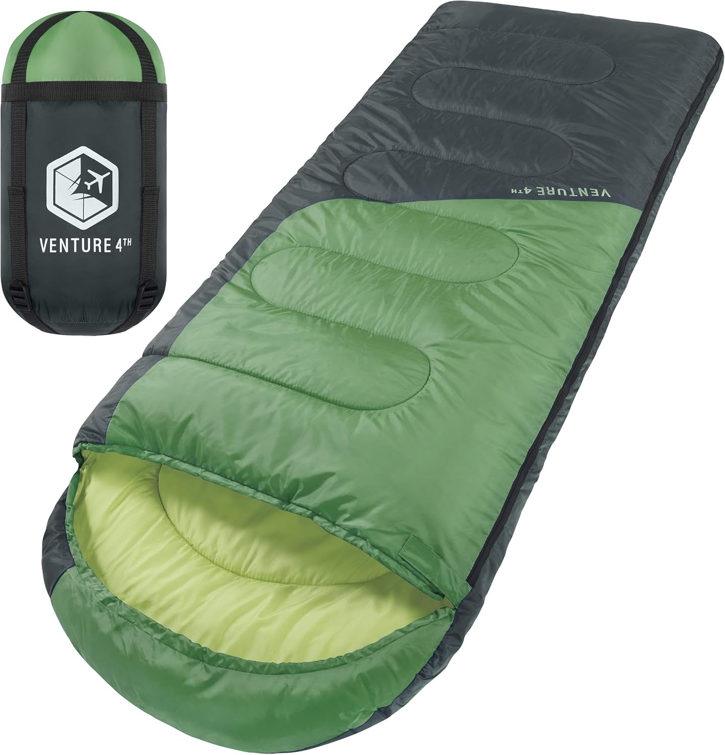 VENTURE 4TH Lightweight Backpacking Sleeping Bags – XXL, Double, Single