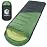 VENTURE 4TH 3-Season Backpacking Sleeping Bag, Camping Sleeping Bags for Adults & Kids - Lightweight, Comfortable, Water Resistant, Ideal for Hiking, Camping & Outdoor - Green/Gray