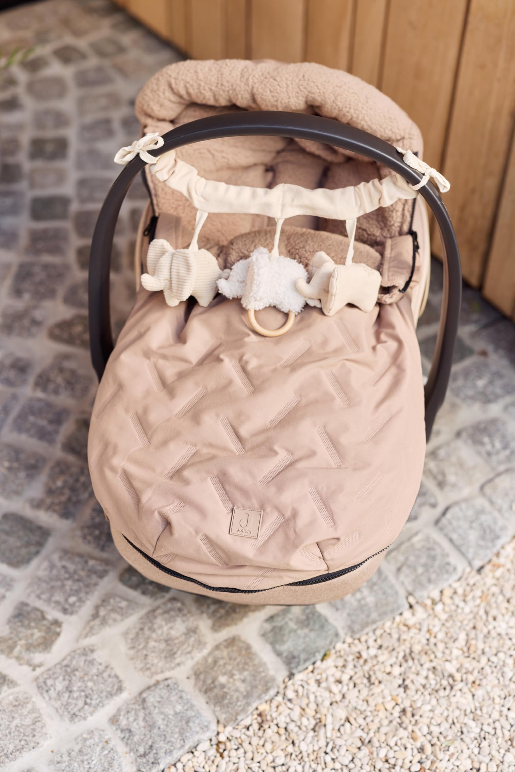Image secondaire de Chancelière Jollein Milky Coffee pour Siège Auto et Poussette