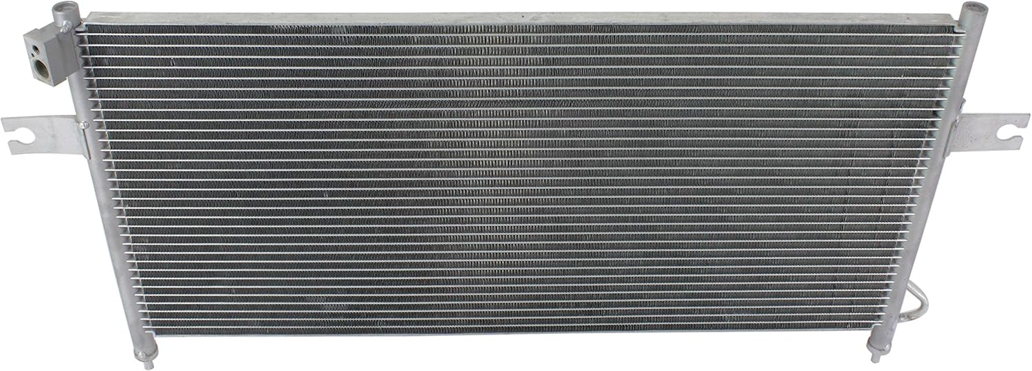 Kool Vue A/C Condenser Compatible with Nissan Frontier 1998-2002, Xterra 2000-2002 2.4L, 3.3L