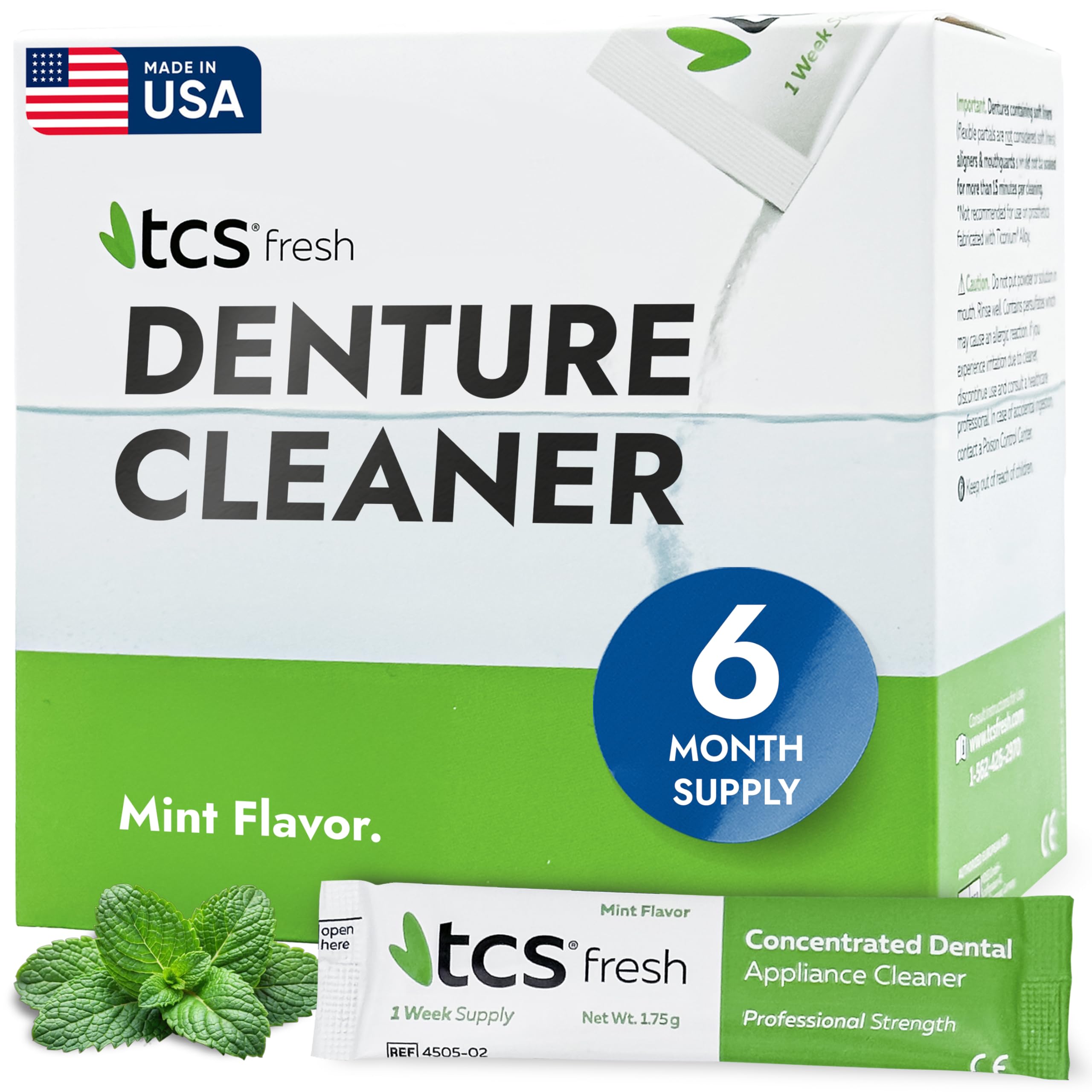 Amazon.com : TCS Fresh Denture Cleaner – Professional Strength