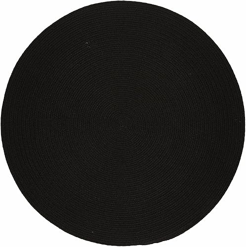 Miniatura 60 de Tapete de interior/exterior, diseño texturado trenzado, tapete reversible, Sintético, Marrón Marrón,Negro -,Azul (Hydrangea Blue),Azul