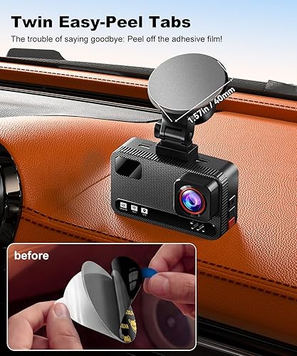 Miniatura 2 de Paquete de 30 cintas resistentes al calor de doble cara resistentes con pestañas dobles fáciles de despegar, cinta de montaje redonda extrafuerte de