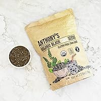 Vista 6 de Anthony's Semillas de chía orgánicas, 2.5 libras, sin gluten, veganas, aptas para dietas cetogénicas