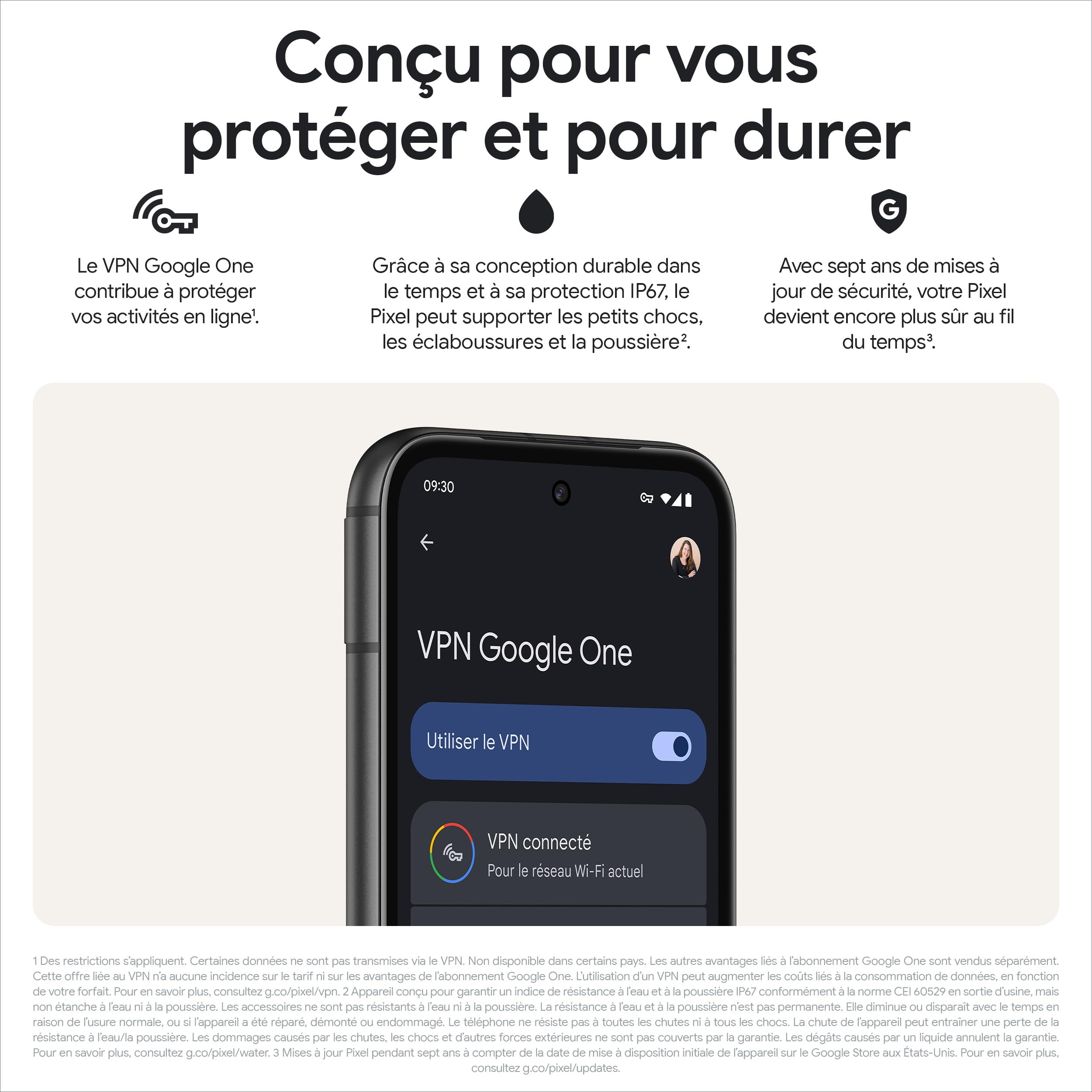 Google Pixel 8a Smartphone Android Déverrouillé Obsidian 128 Go Reconditionné