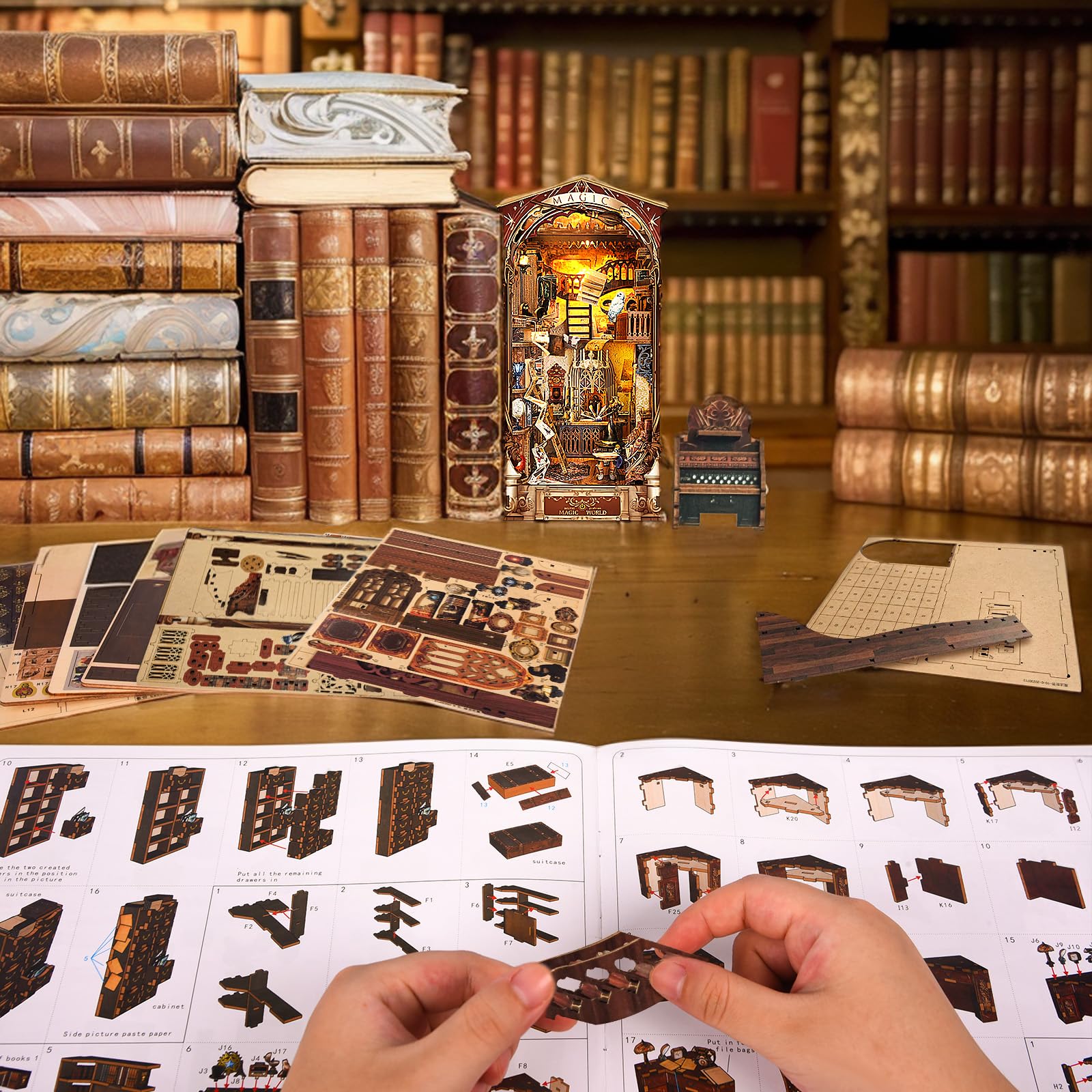 Dragon Book Nook, 3d Printed Fantasy Book Shelf Décor and Bookends Dragon Book Nook, 3d Printed Fantasy Book Shelf Décor and Bookends