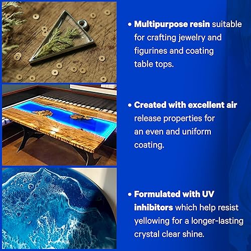 Miniatura 6 de Resina epoxi transparente para Barras de bar, engastar o configurar(1Galón)