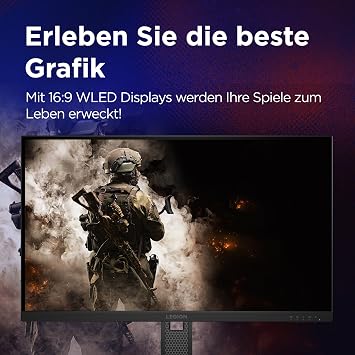 Lenovo Legion 27-10 27 Inch Full HD WLED Gaming Monitor 1920 x 1080 16:9 240Hz 0.5ms Response Time HDMI DisplayPort Audio 3.5 mm 3-Sided Panel TÜV Eye Protection Black 6 kg