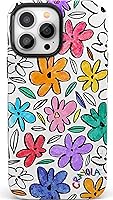 Vista 11 de Casely Funda para iPhone 12/12 Pro Compatible con MagSafe Doodle Bug Funda Crayola Crayon