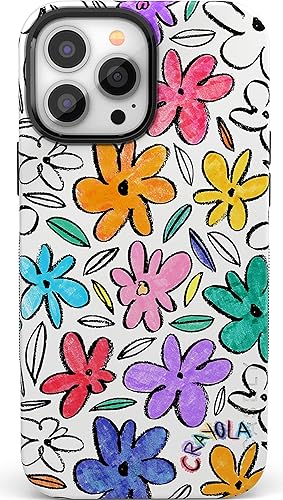 Casely Funda para iPhone 1212 Pro  Compatible con MagSafe  Fuera de las líneas  Estuche Crayola Marker
