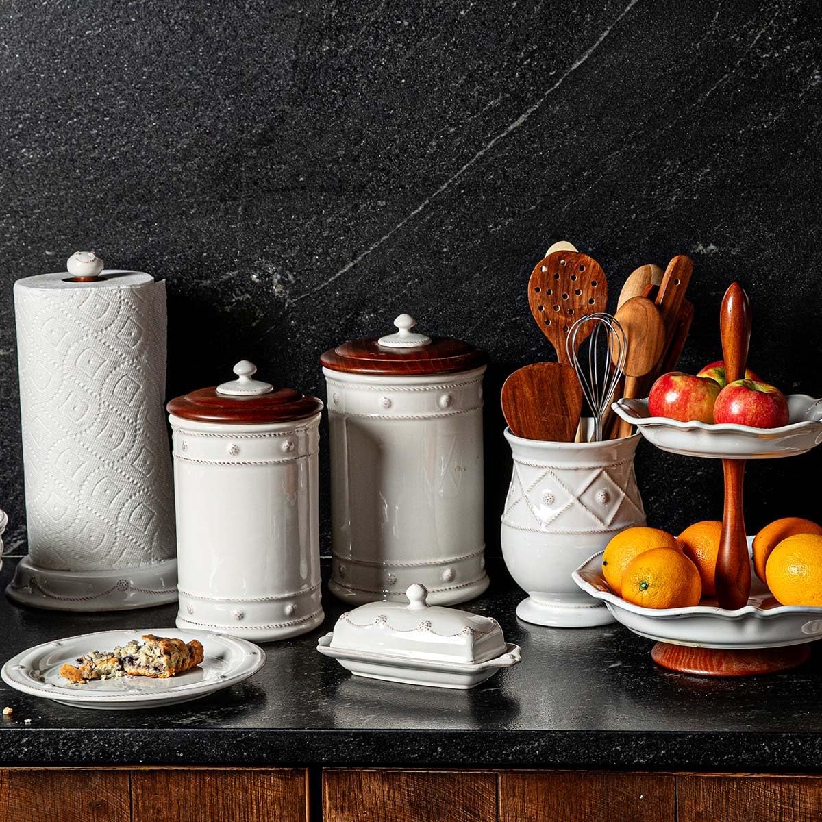 Juliska Berry & Thread Butter Dish - Whitewash