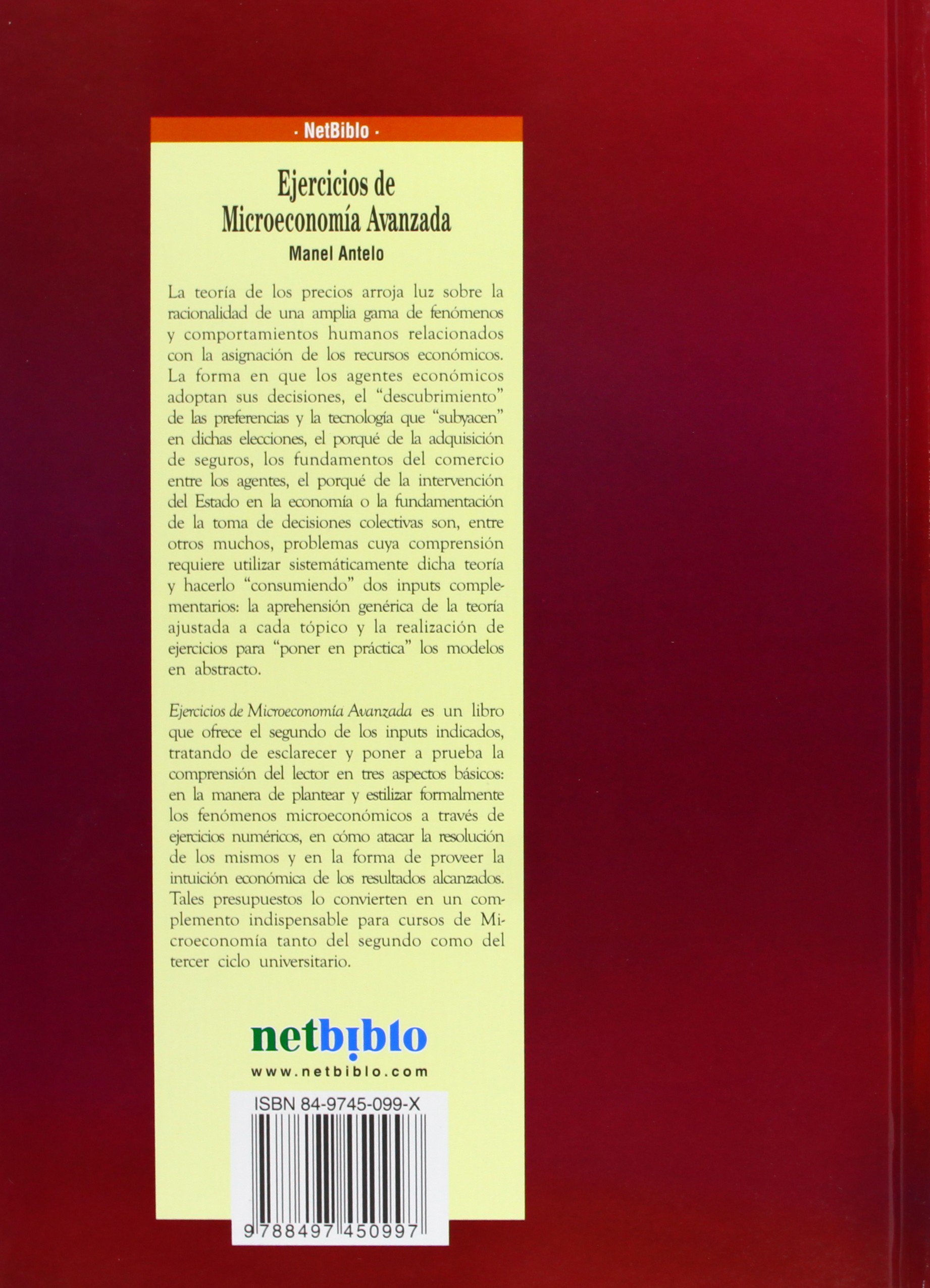 Ejercicios Microeconomia Avanzada