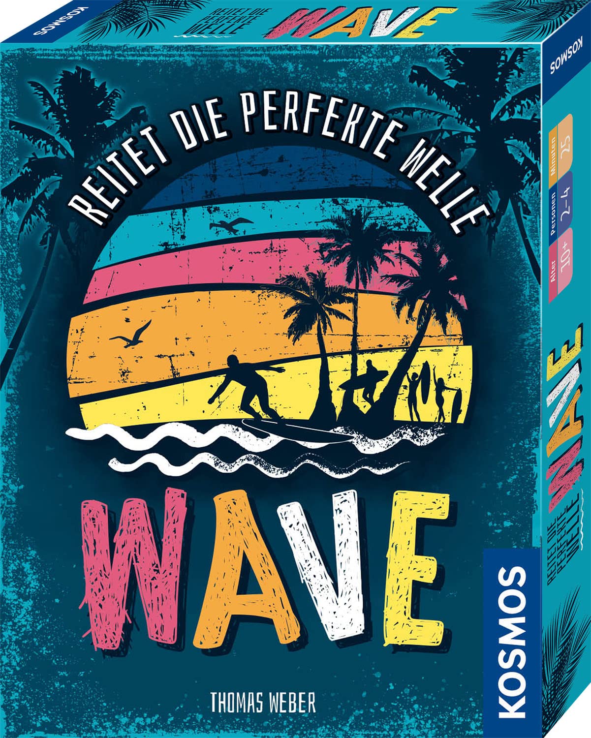 Thames & Kosmos WAVE: Strategy and Cooperative Board Games for Adults & Kids, for 2 to 4 Players, Ages 10+
