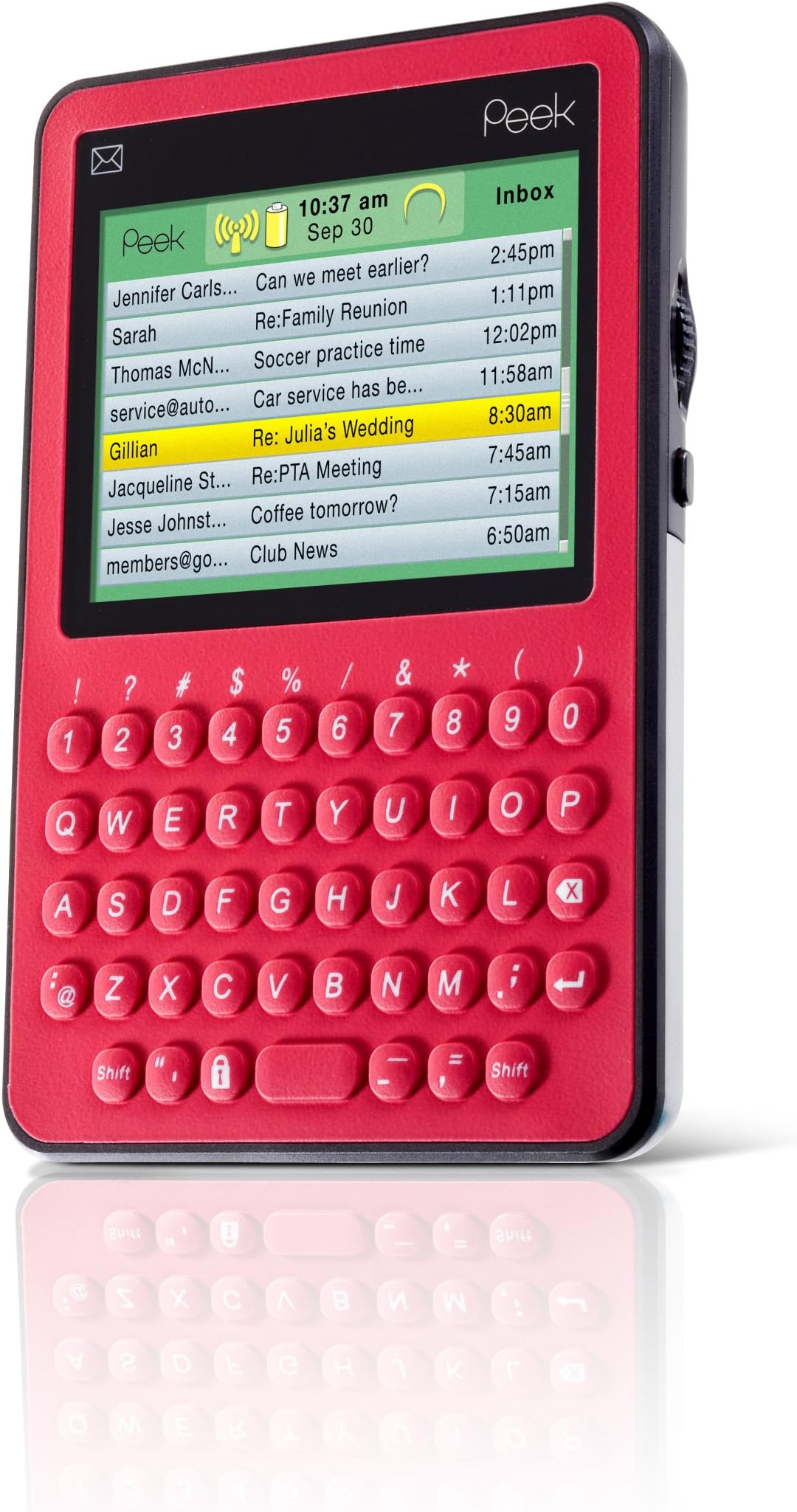 Peek Mobile E-mail Device (Cherry)