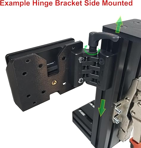 Miniatura 4 de Soporte de montaje universal y kit de soporte con bisagras, se adapta a la cubierta Elgato Stream de 15 teclas MK.2. Perfecto para corredores Sim,