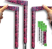 Vista 7 de ALIEN PROS Paquete de 6 cintas para envolver agarre de golf Fire & Lizard Mix - ReGrip en 1 minuto