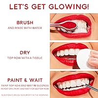 Vista 6 de Colgate Optic White - Bolígrafo blanqueador de dientes durante la noche, peróxido de hidrógeno, dientes visiblemente más blancos en solo 1 semana