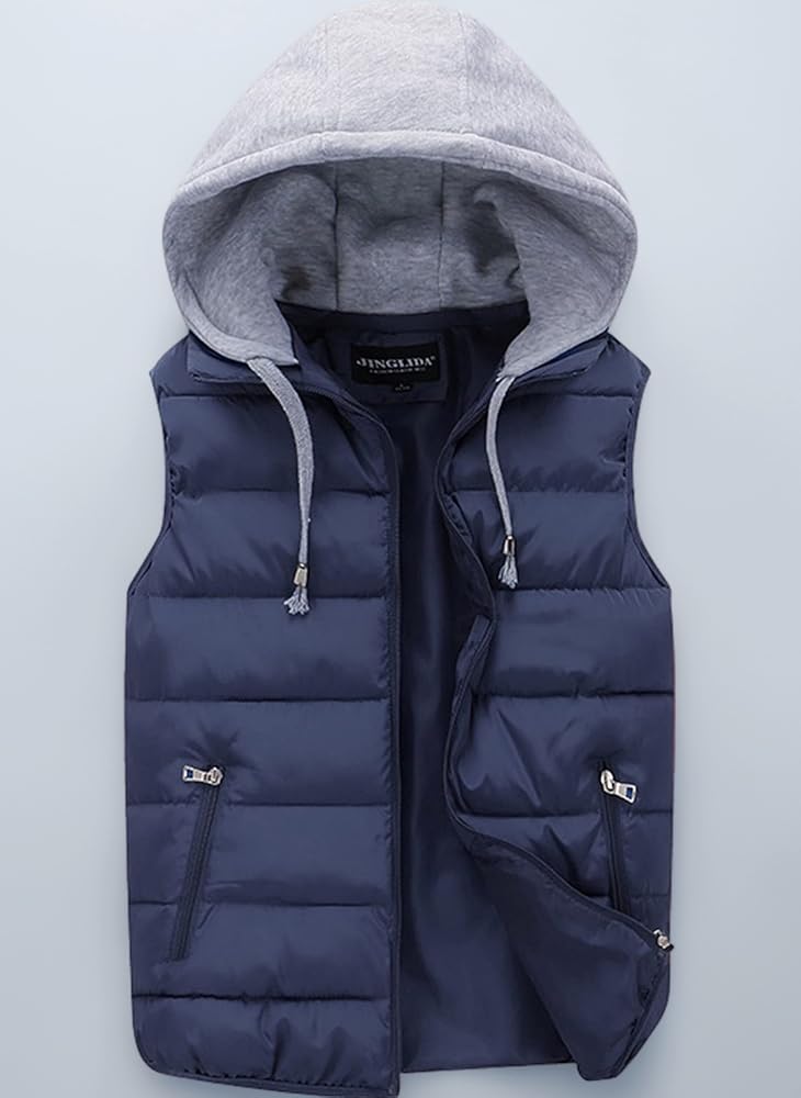 Chaleco Abrigo Capucha Chaleco Acolchado S.Oliver Hombre - Con Capucha Desmontable Chaleco S.oliver Capucha