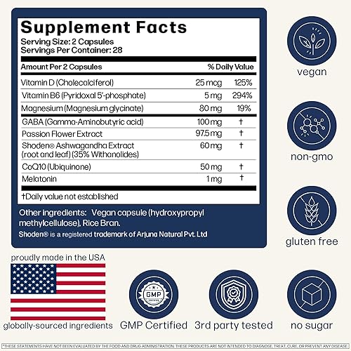 Miniatura 6 de Avantera Unwind - Suplemento para el estrés y el sueño para adultos - Apoya niveles de estrés saludables y mejora la eficiencia del sueño -