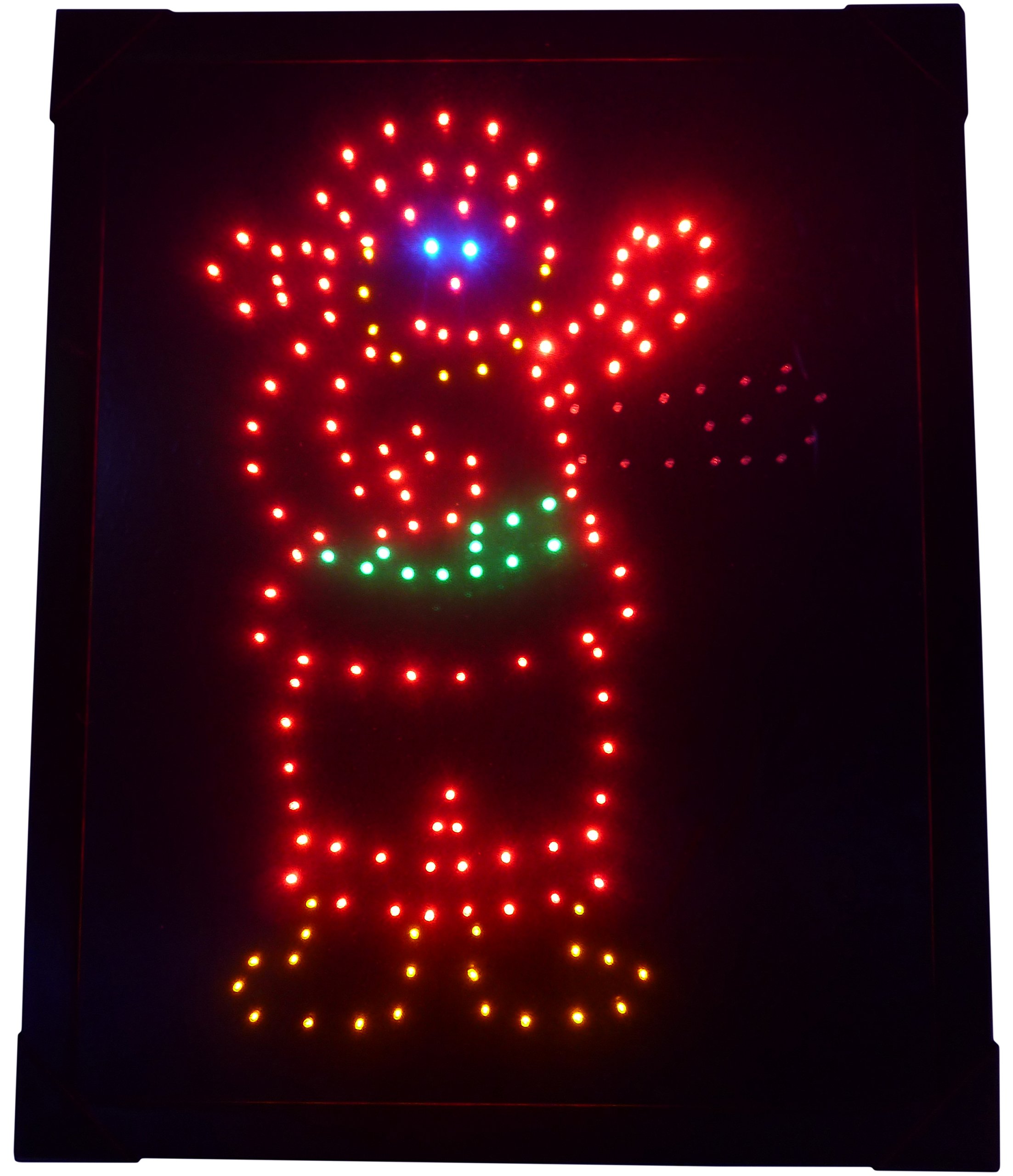 Christmas Concepts Multicolour Christmas Concepts® Light Up Santa Picture With Led Lights - Christmas Decoration