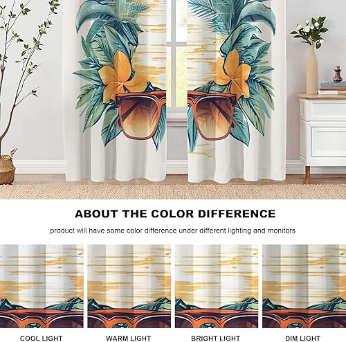 Miniatura 918 de Cenefas de cocina modernas con patrón de cobre marrón dorado para ventanas, cenefas opacas abstractas de marcas de arañazos y cortinas opacas