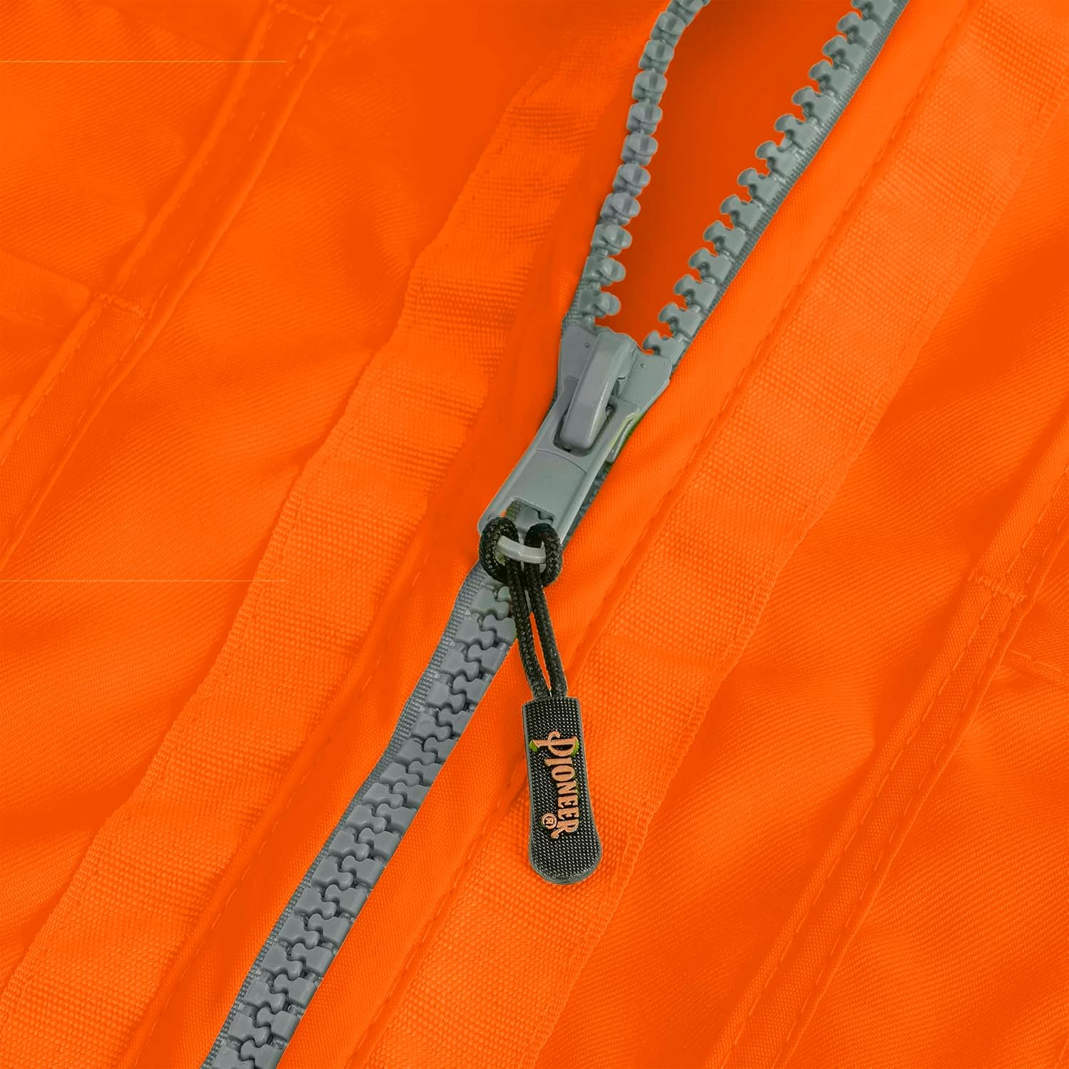 Pioneer Surveyor Safety Vest for Men – Hi Vis Reflective Neon –Woven 150D, 19 Pockets, Zipper, Cooling Mesh Vents – Orange or Yellow/Green