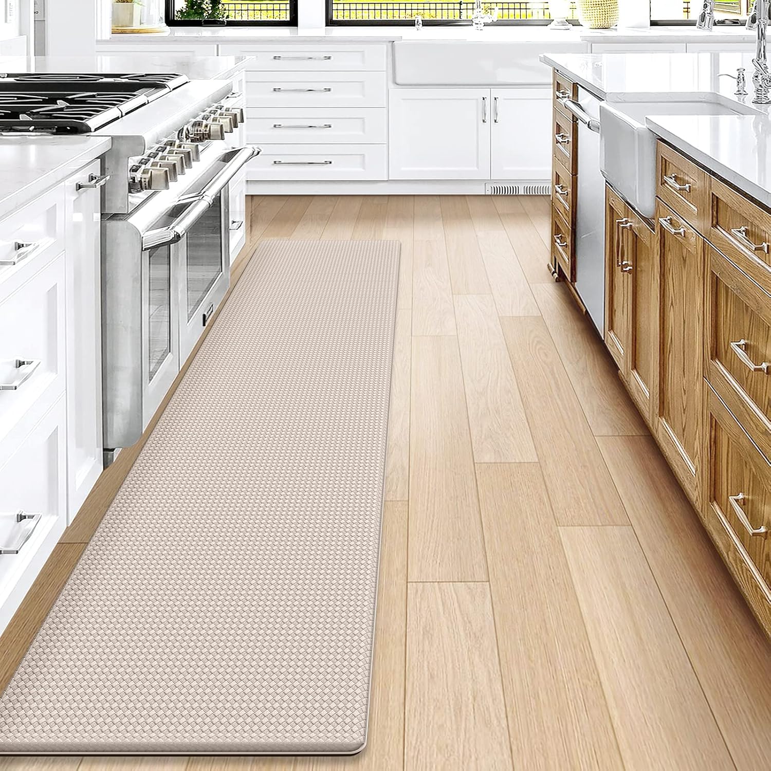 DEXI Kitchen Rug Anti Fatigue,Non Skid Cushioned Comfort