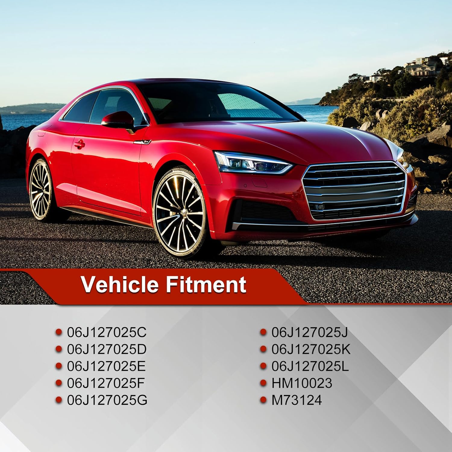 06J127025C High Pressure Fuel Pump for Audi A4 A4 Quattro A5 A5 Quattro A6 A6 Quattro Q5 allroad TT Quattro 2.0L 2010 2011 2012 2013 2014 2015 2016 2017 OE#06J127025J 06J127025D 06J127025F