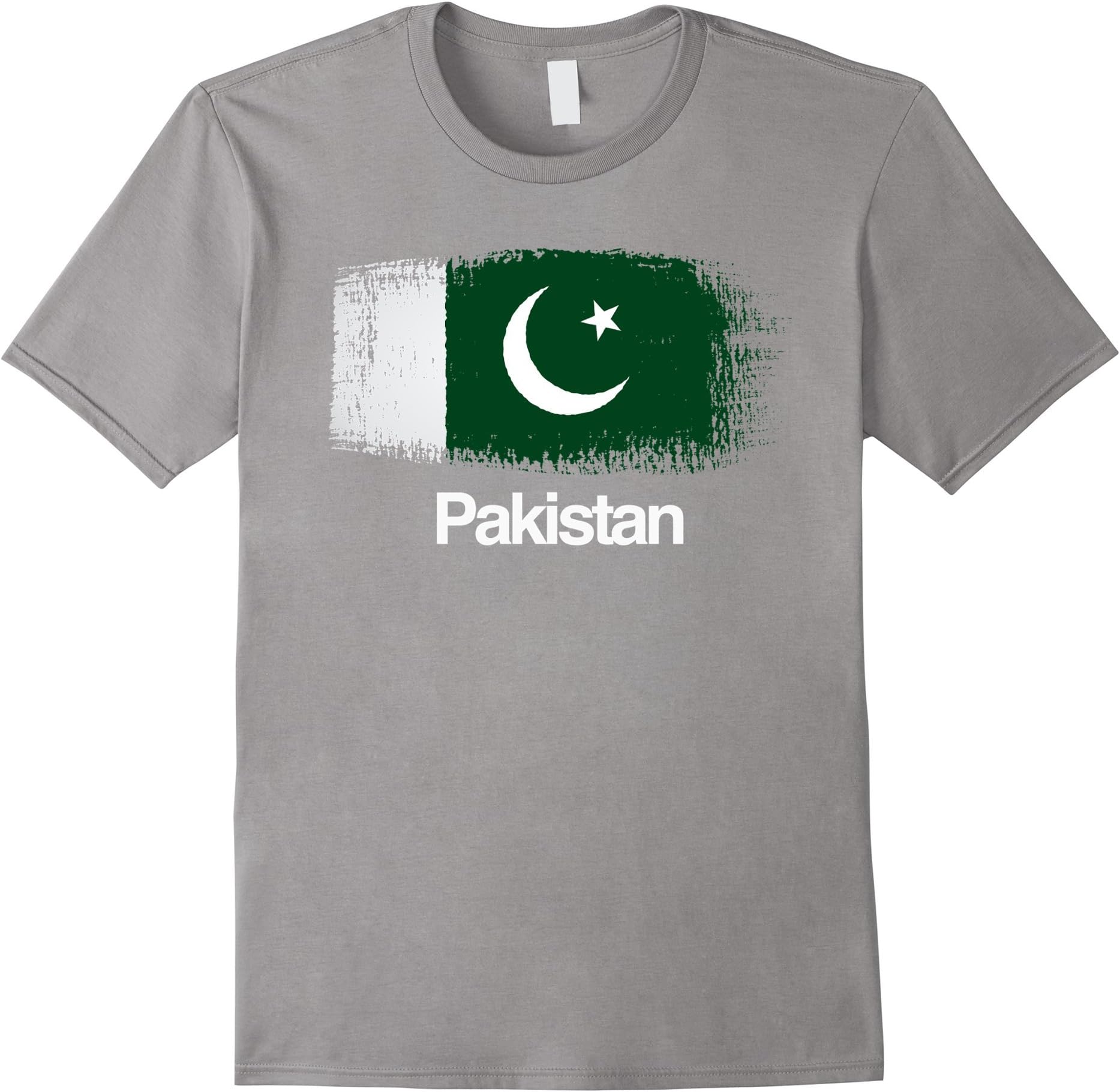 Men's Pakistan Flag Love Pakistan Pride T-shirt 2XL Slate