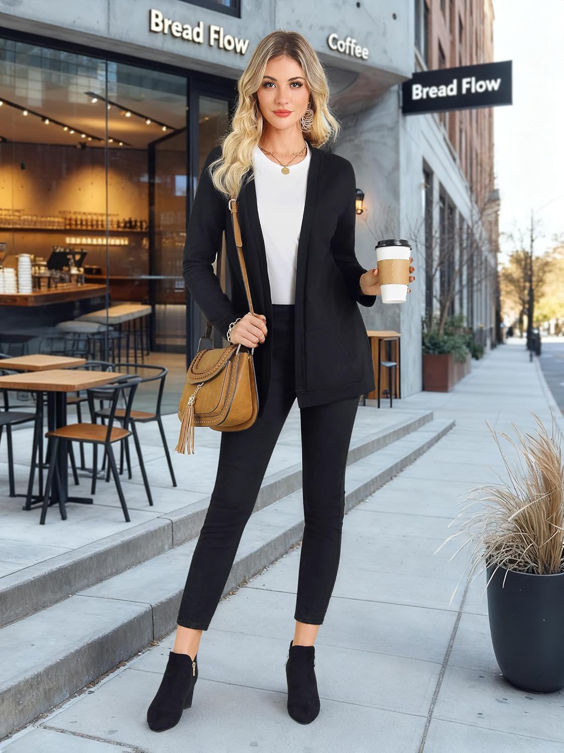 Women Cardigan Tops Long Sleeve Open Front Back Cutout Shirts Sexy Gothic Cardigan - Image 6