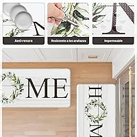 Vista 5 de KIMODE Tapete de Cocina Estilo Granja 2PCS Alfombras de Cocina Anti Fatiga Antideslizantes Impermeables Tapete de Piso de Cocina Acolchado Cómodo