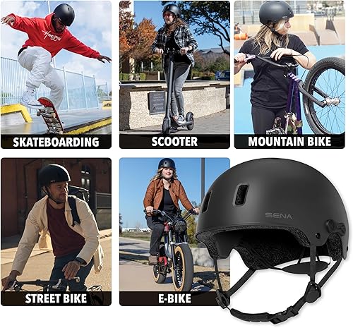 Miniatura 2 de Sena Rumba - Casco inteligente Bluetooth para BMX, patinaje, patinaje, scooter y bicicleta eléctrica