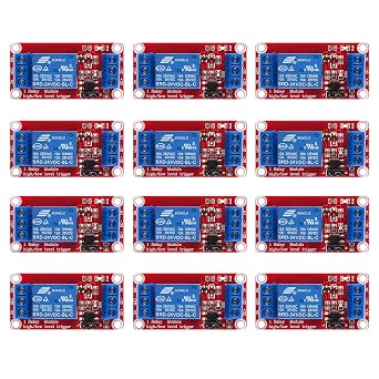 وحدة ترحيل DIANN 12 قطعة DC 24V لوحة ترحيل قناة واحدة مع مشغل Optocoupler عالي/منخفض المستوى