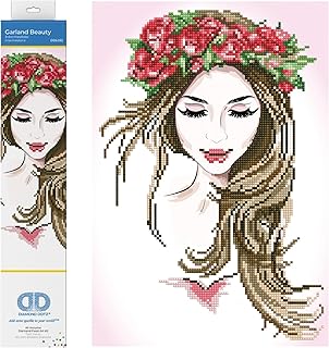 DIAMOND DOTZ Painting, Beginner Kit, Garland Beauty, 41 x 28cm