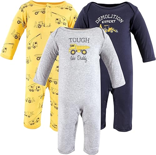 Hudson Baby baby-girls Cotton Coveralls